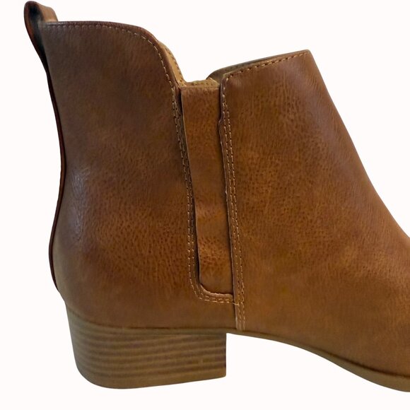 Wonderly Missy Brown Ankle Boots Womens Size 9M Side Zip Fall Fashion - Picture 8 of 14